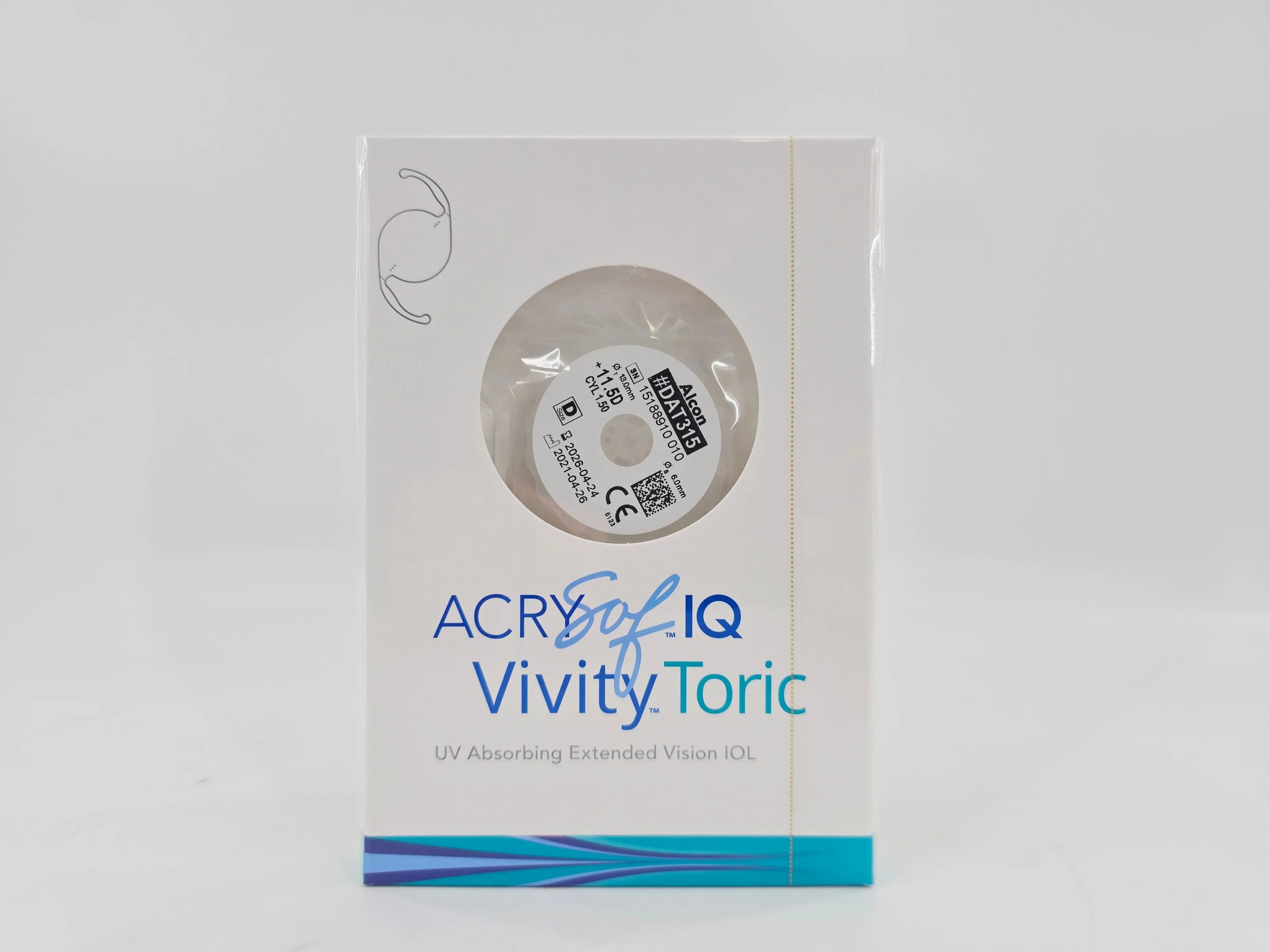 Alcon DAT315.115 AcrySof IQ Vivity Toric UV Absorbing Extended