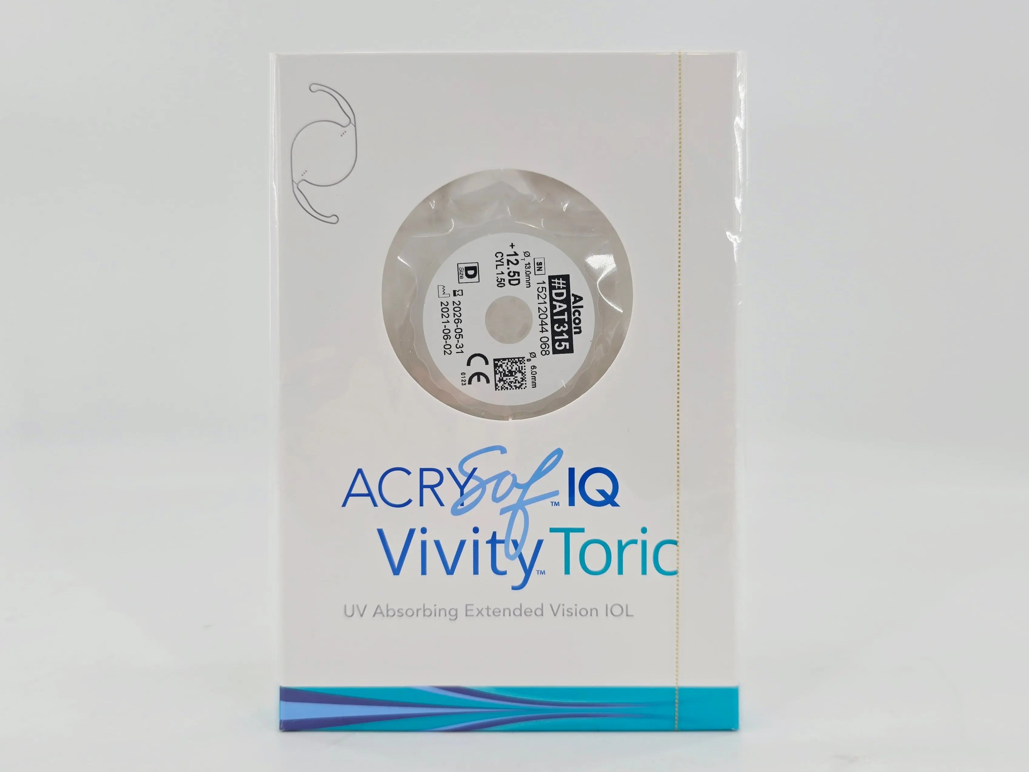 Alcon DAT315.125 AcrySof IQ Vivity Toric UV Absorbing Extended
