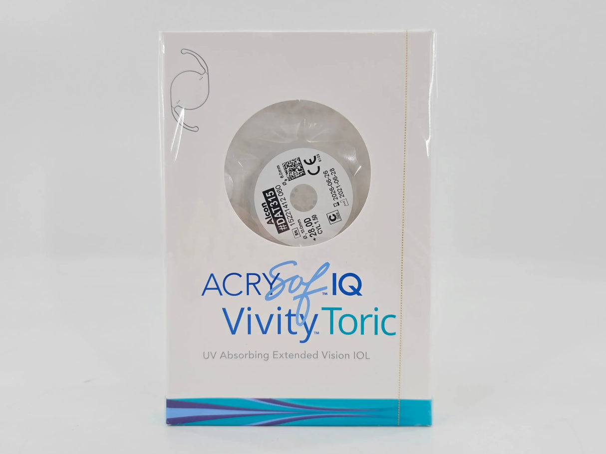 Alcon DAT315.280 AcrySof IQ Vivity Toric UV Absorbing Extended Vision IOL +28.0 D Size C 1/EA Alcon