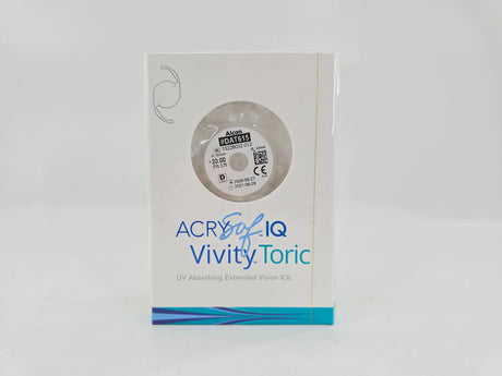 Alcon DAT615.200 AcrySof IQ Vivity Toric UV Absorbing Extended Vision IOL +20.0 D Size D 1/EA Alcon
