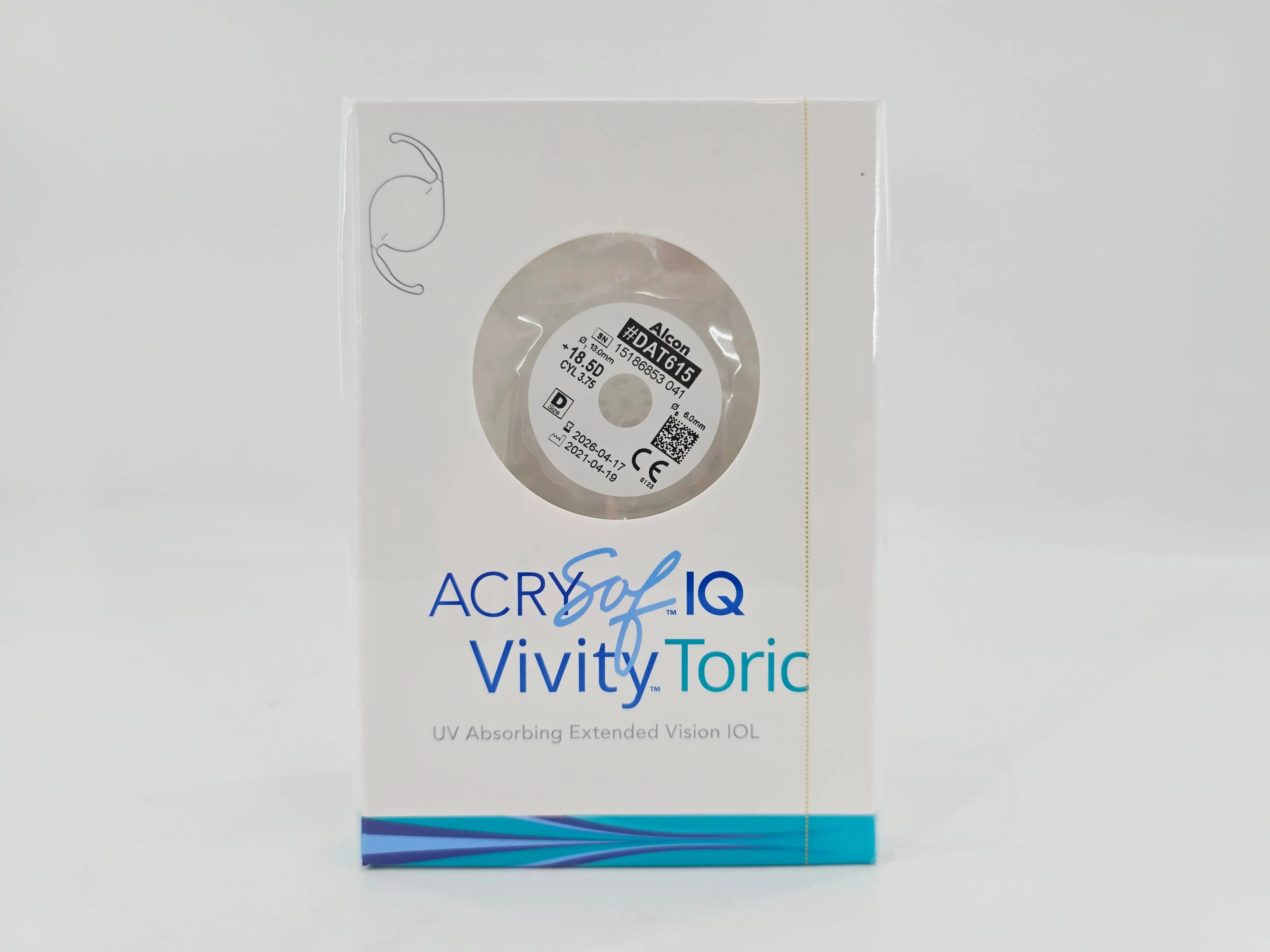 Alcon DAT615.185 AcrySof IQ Vivity Toric UV Absorbing Extended