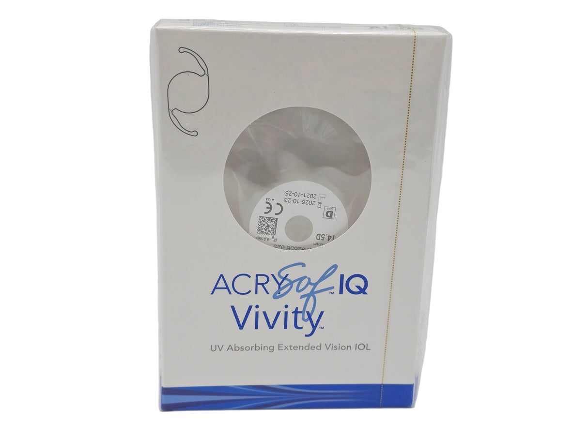 Alcon DAT015.145 Aspheric Foldable Acrylic IOL UV-Absorbing Sterile Size D Each Alcon