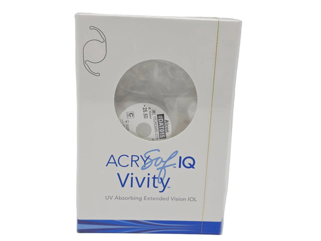 Alcon DAT015.255 Size C Aspheric Foldable Acrylic IOL UV Absorbing Sterile Alcon