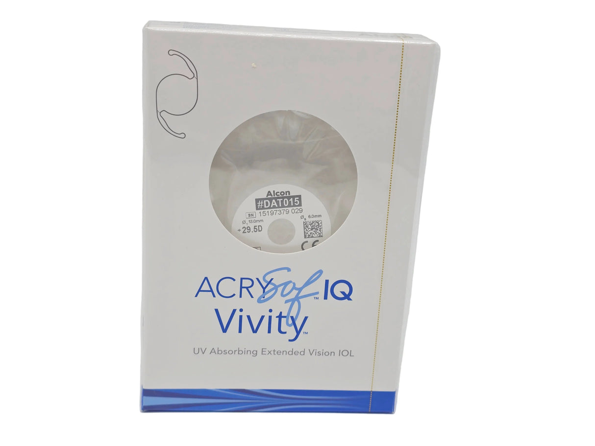 Alcon DAT015.295 Size C Aspheric Foldable Acrylic IOL UV Absorbing Sterile Alcon