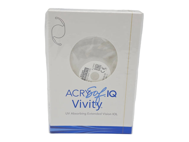 Alcon DAT015.120 Aspheric Foldable Acrylic IOL UV Absorbing Sterile Alcon