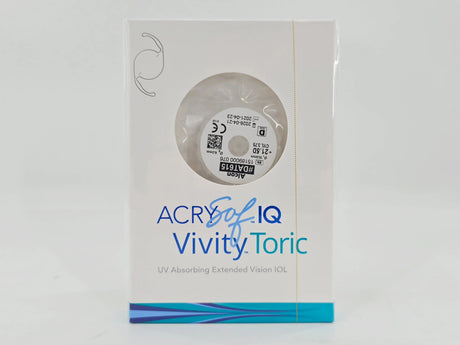 Alcon DAT615.215 AcrySof IQ Vivity Toric UV Absorbing Extended Vision IOL +21.5 D Size D 1/EA Alcon