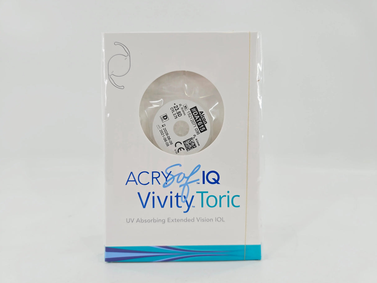 Alcon DAT615.235 AcrySof IQ Vivity Toric UV Absorbing Extended Vision IOL +23.5 D Size D 1/EA Alcon