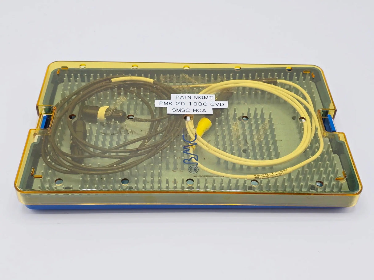 Avanos Medical PMP-20-100C RF Probe w/ PMX-BAY-BAY Connector Cable Storage Case Primis Medical