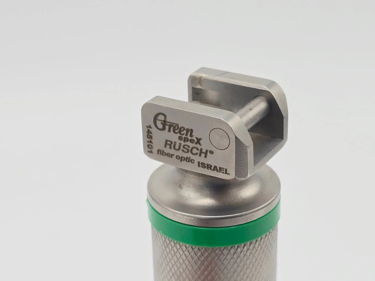 Rüsch Green SpeX Fibre Optic Laryngoscope Handle ISO 7376 Primis Medical