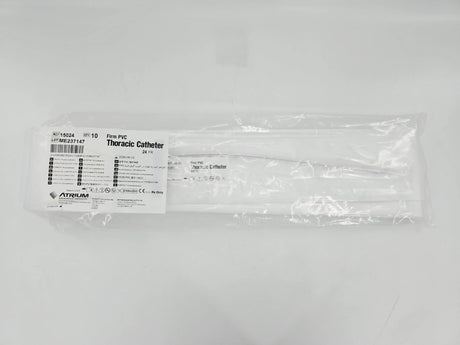 Atrium 15024 Straight Firm PVC Thoracic Catheter 24Fr. 10/PKG Atrium