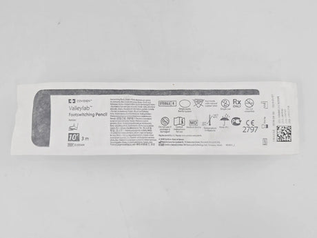 Covidien E3504H Valleylab Footswitching Pencil SS Hex-Locking Blade Electrode w/ Holster 10' 1/EA Covidien