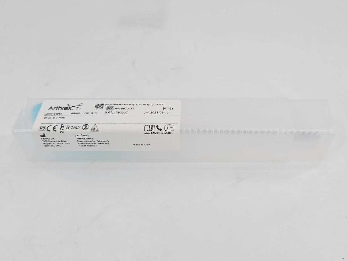 Arthrex AR-8973-37 3.7mm TightRope Drill Bit 1/EA Arthrex