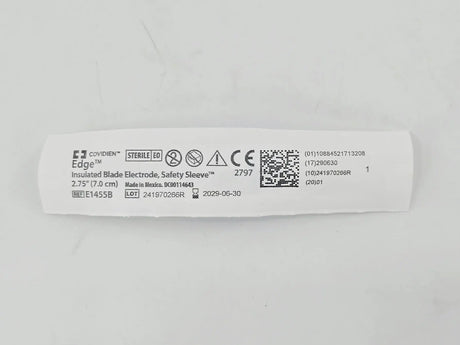 Covidien E1455B Edge Insulated Blade Electrode w/ Safety Sleeve 2.75" BX/25 Covidien