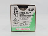 Ethicon 1855G ETHILON 5-0 Black 1X18" PC-1 13mm BX/12 Ethicon
