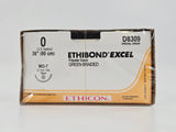 Ethicon D8309 ETHIBOND EXCEL 0 Green 1X36" MO-7 22mm Taper BX/36 Ethicon