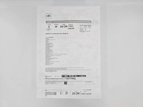 Medline STCVC01US VANTEX 7FR 3L 20cm CVC Stock + Bundle-US Central Venous Catheter Antimicrobial w/ OLIGON Technology CS/5 Medline