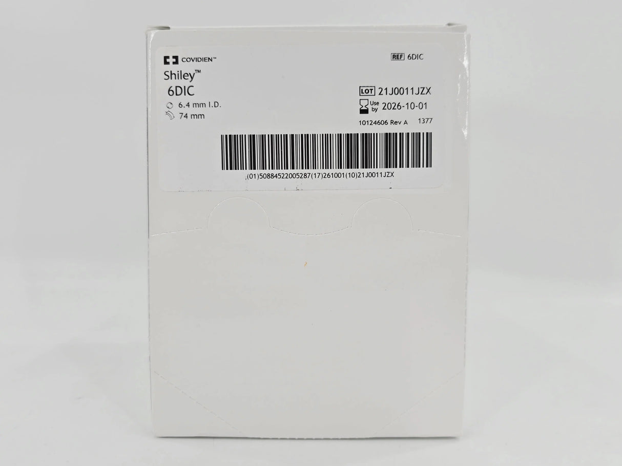 Covidien 6DIC Shiley Disposable Inner Cannula 6.4mm I.D. 74mm Length BX/10 Covidien