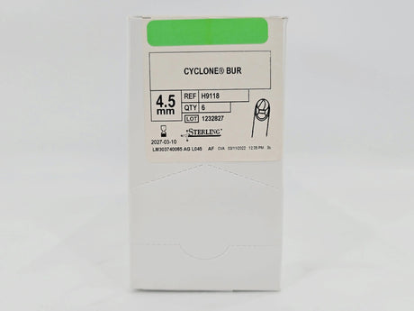 ConMed H9118 4.5mm Cyclone Bur Arthroscopy BX/6 ConMed