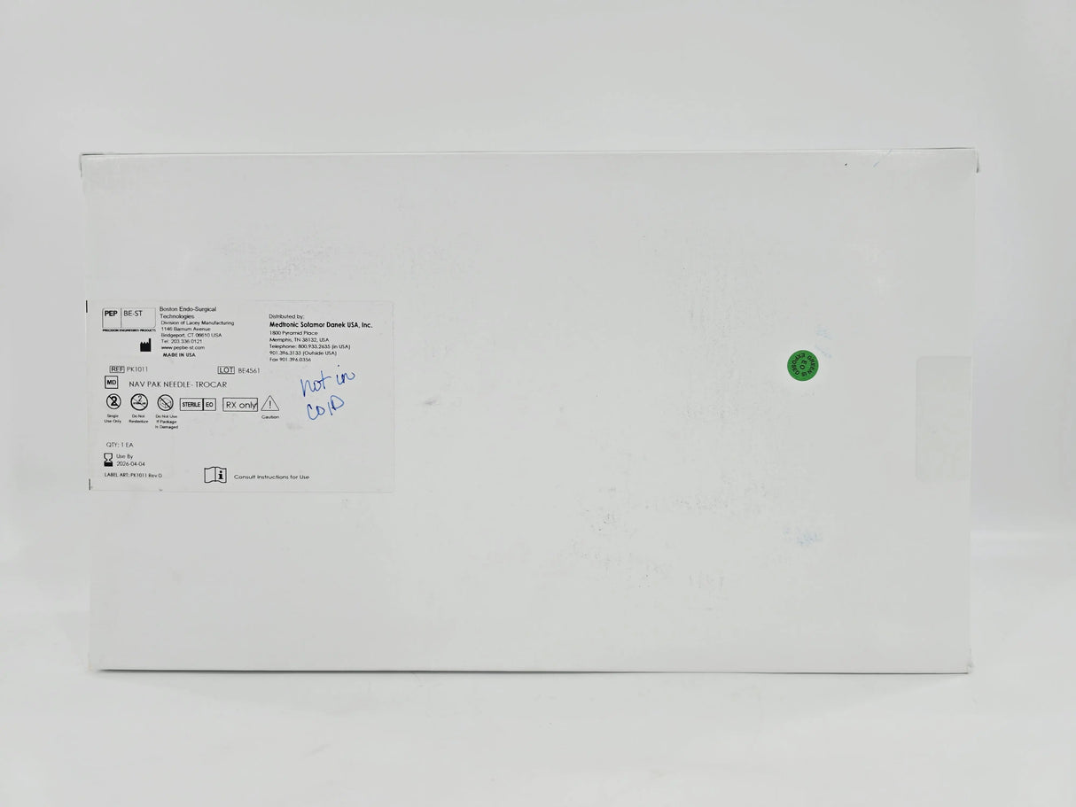 Medtronic PK1011 Boston Endo-Surgical Technologies Pedicle Access Needle NAV PAK Needle Trocar 1/EA Medtronic
