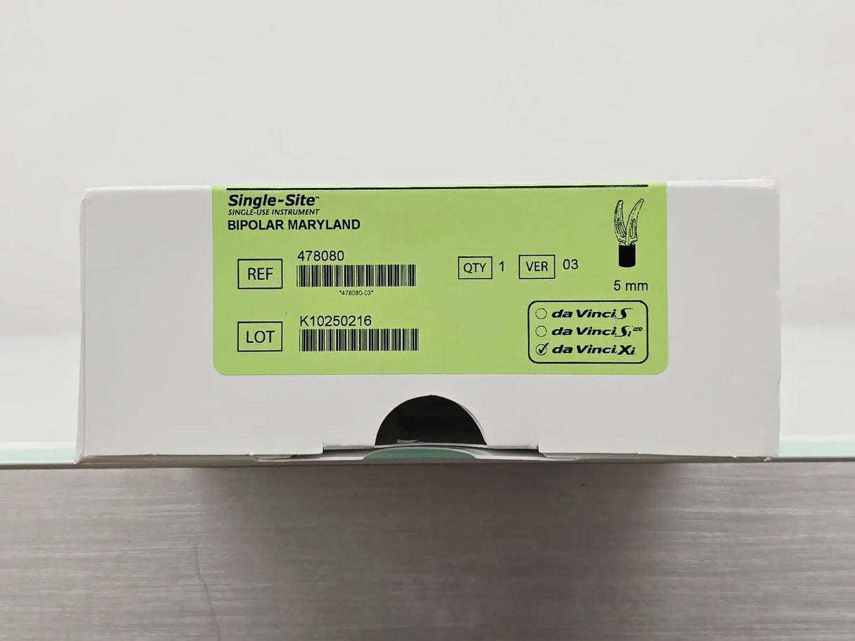Intuitive Surgical 478080 Da Vinci Xi Single-Site Bipolar Maryland Single-Use Forceps 5mm 1/EA Intuitive Surgical