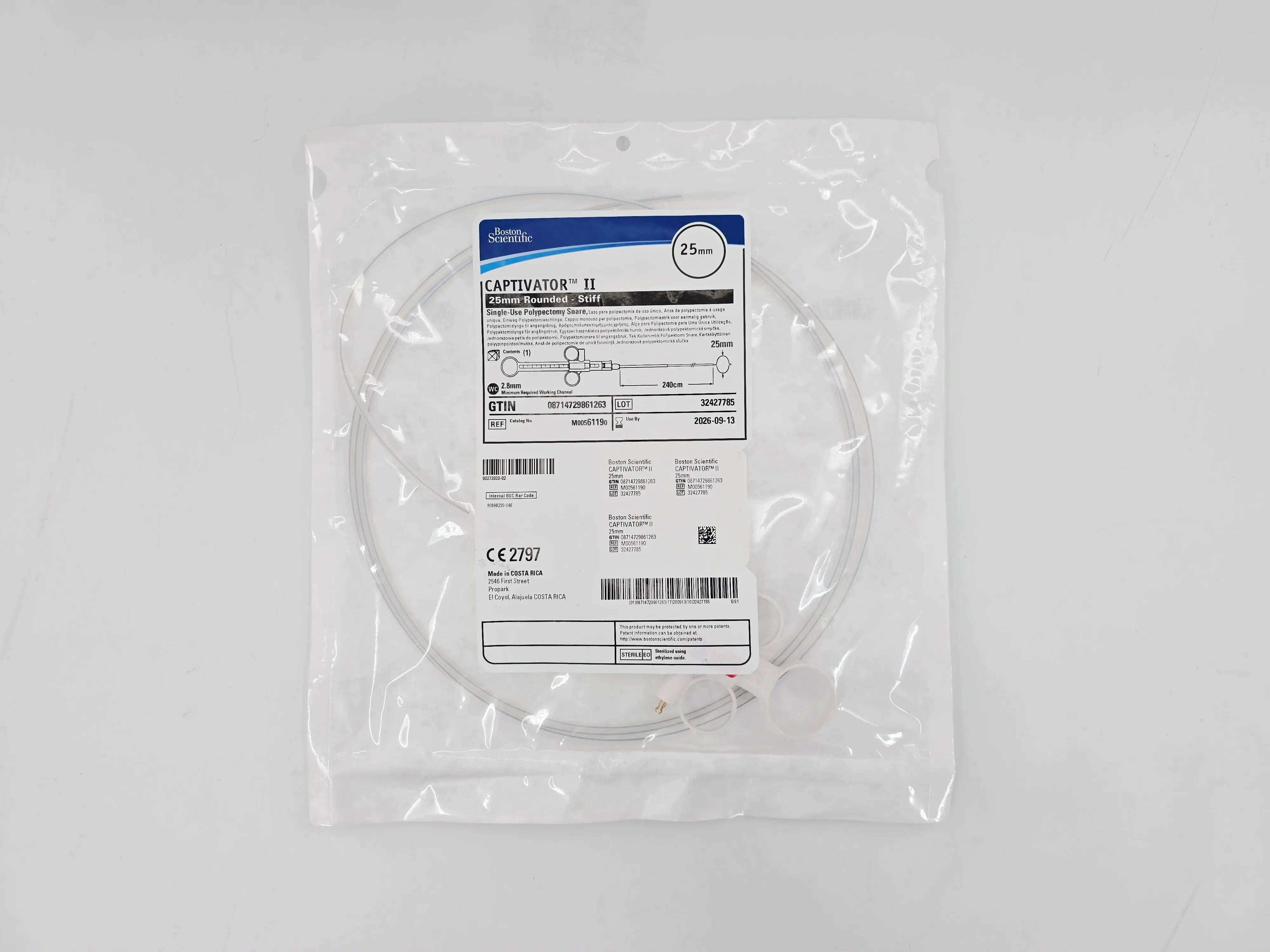 CIO SMARTCOBYProSLIMSS NovaPortTRIOⅡ +α Boston Scientific M00561190 CAPTIVATOR II Single-Use Polypectomy