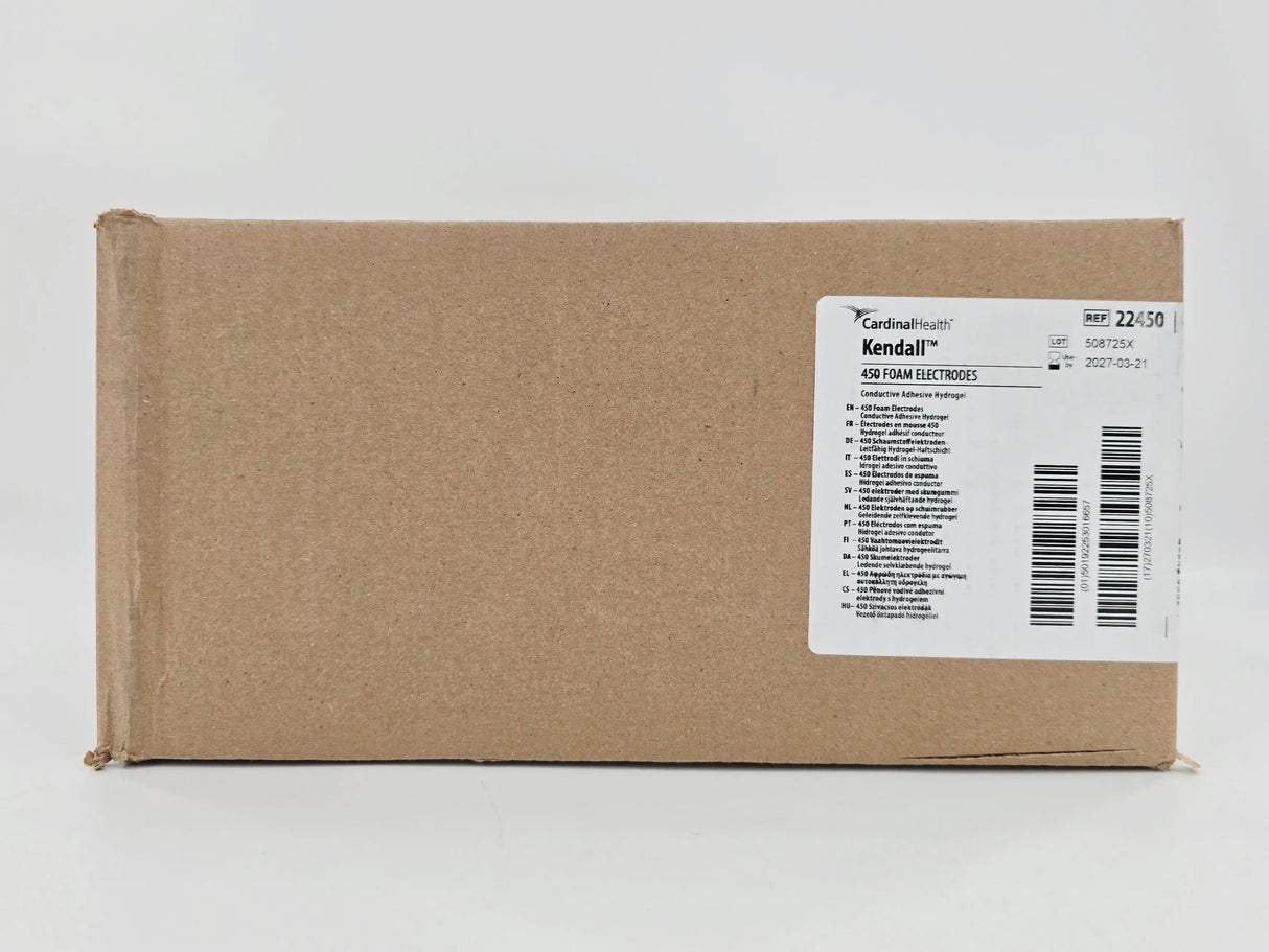 Cardinal Health 22450 Kendall 450 Foam Electrodes Conductive Adhesive Hydrogel CS/1000 Cardinal Health