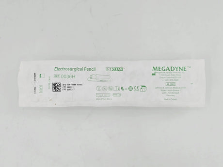 Megadyne 0036H Electrosurgical Pencil Rocker Switch E-Z Clean Coated Modified Blade Electrode w/ Holster 10' Cord 1/EA Megadyne