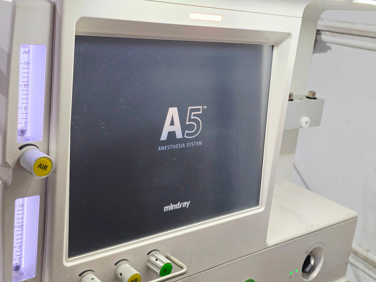 Mindray A5 Anesthesia Machine System Cart S/W: 02.12.00