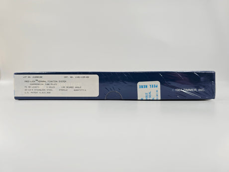 Zimmer Biomet 1181-135-03 Free-Lock Femoral Fixation System Compression Tube/Plate 135° 3 Holes 75mm Length BX/1