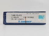 Zimmer Biomet 1181-135-03 Free-Lock Femoral Fixation System Compression Tube/Plate 135° 3 Holes 75mm Length BX/1