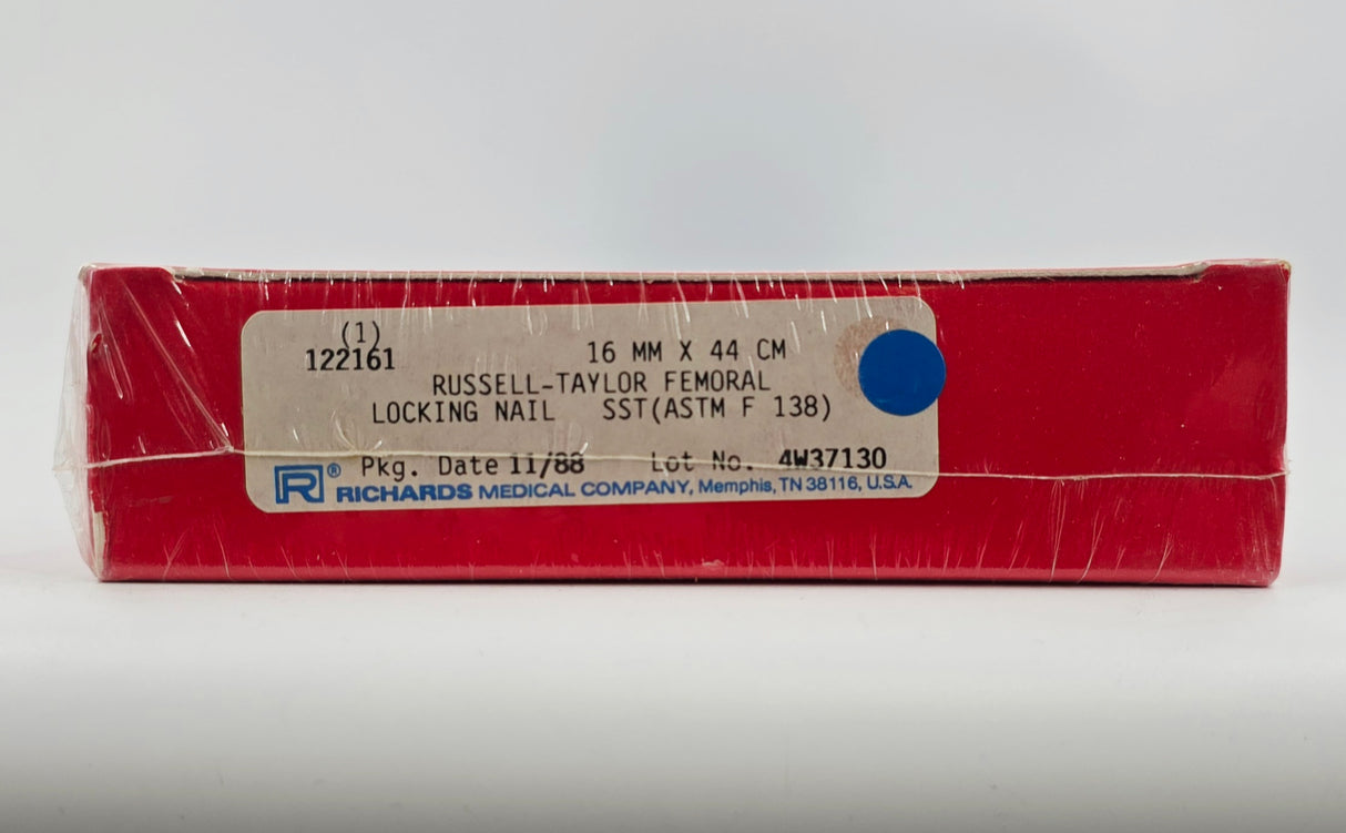 Smith & Nephew Richards 122161 Russell-Taylor Femoral Locking Nail 16mm x 44cm BX/1
