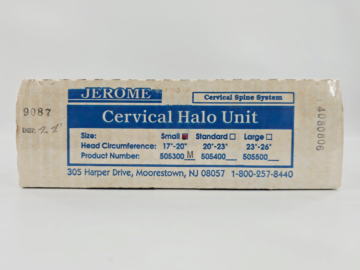Jerome 505300M Complete Cervical Halo Ring Unit Small 17"-20" Head Circumference