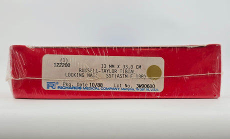 Smith & Nephew Richards 122200 Russell-Taylor Tibial Locking Nail 13mm x 33.0cm BX/1