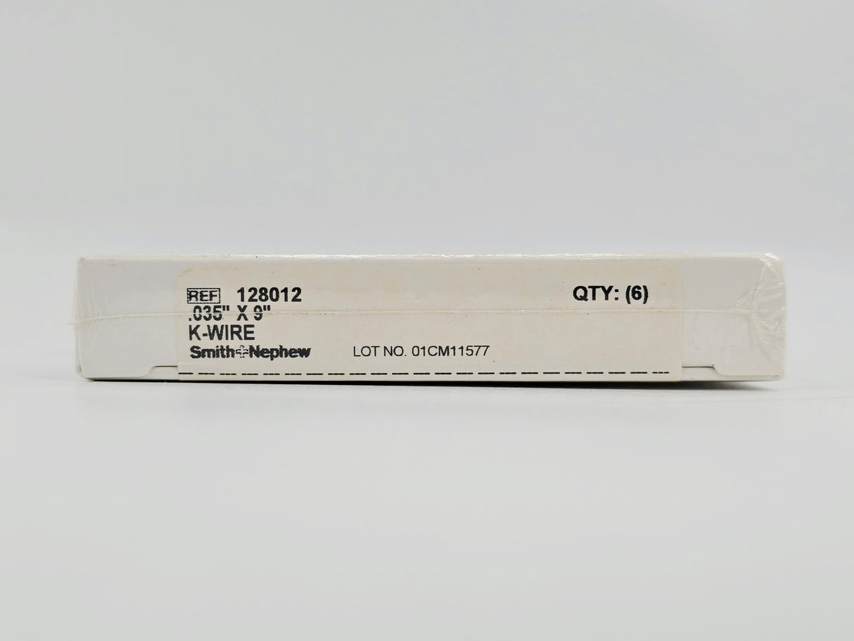 Smith & Nephew Richards 128012 Kirschner K-Wire Diamond Point .035" x 9" BX/6