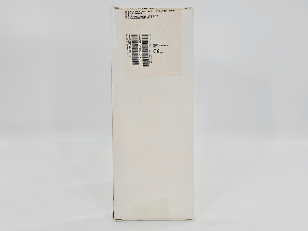 Smith & Nephew Richards 128080 Steinmann Pin 5/64" x 9" Diamond Point Round End BX/6