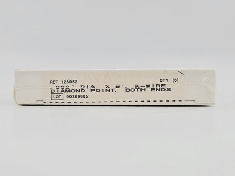 Smith & Nephew Richards 128062 Kirschner K-Wire Diamond Point Both Ends .062" x 9" BX/6