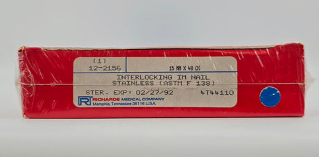 Smith & Nephew Richards 122156 Interlocking Intramedullary (IM) Nail 15mm x 48cm BX/1