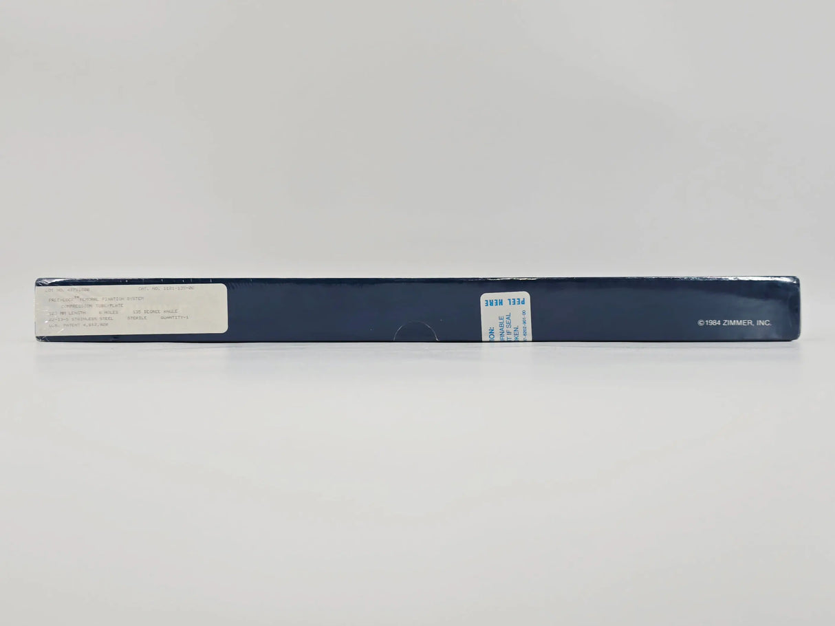 Zimmer Biomet 1181-135-06 Free-Lock Femoral Fixation System Compression Tube/Plate 135° 6 Holes 123mm Length BX/1 Zimmer Biomet