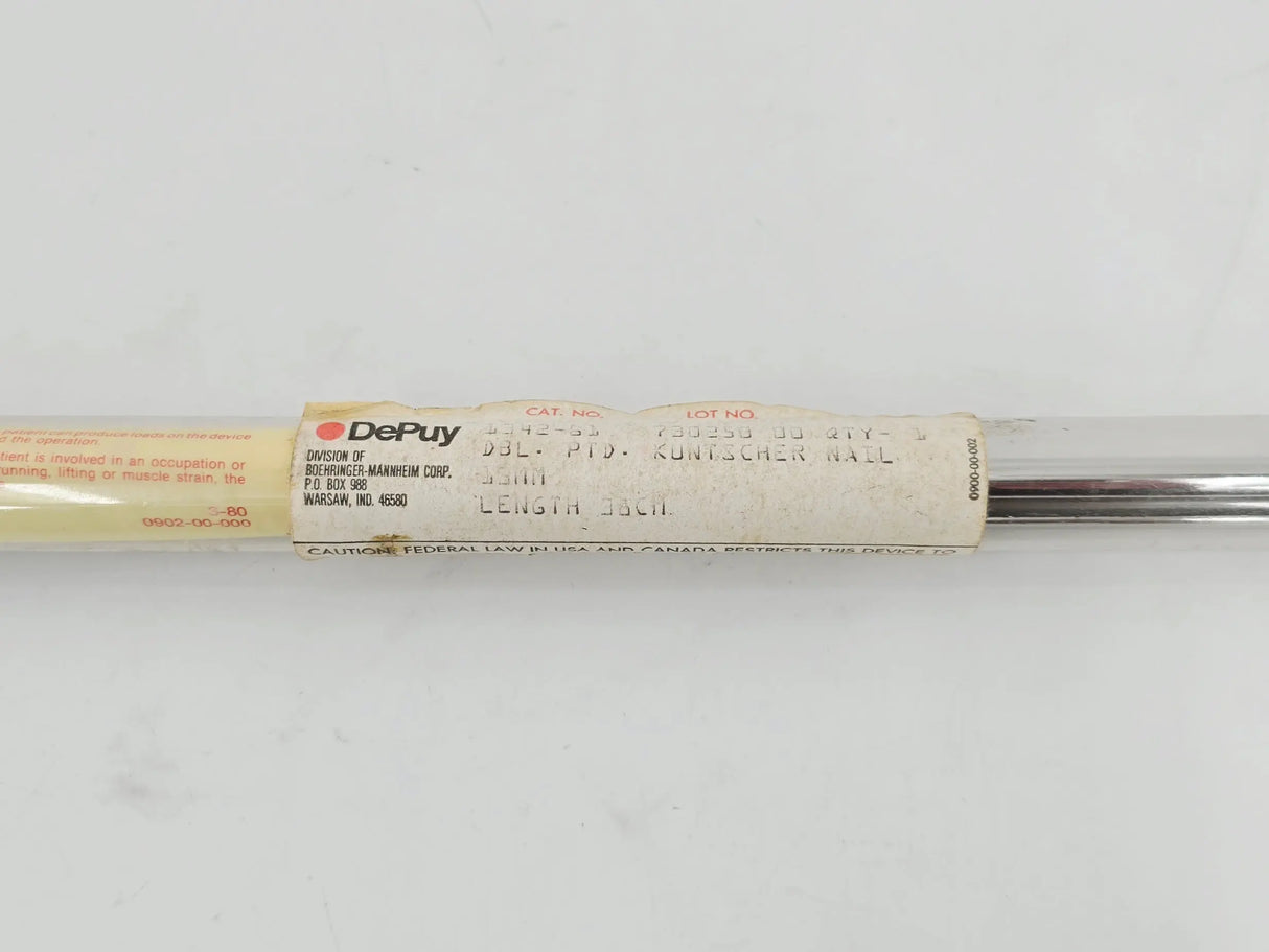 DePuy 1342-61 Kuntscher Nail Intramedullary Rod Double-Pointed 13mm x 38cm DePuy