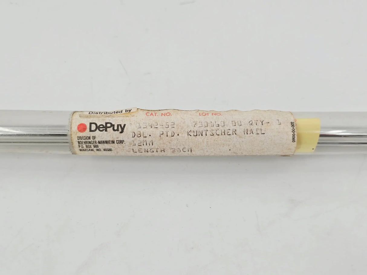 DePuy 1342-52 Kuntscher Nail Intramedullary Rod Double-Pointed 12mm x 38cm DePuy