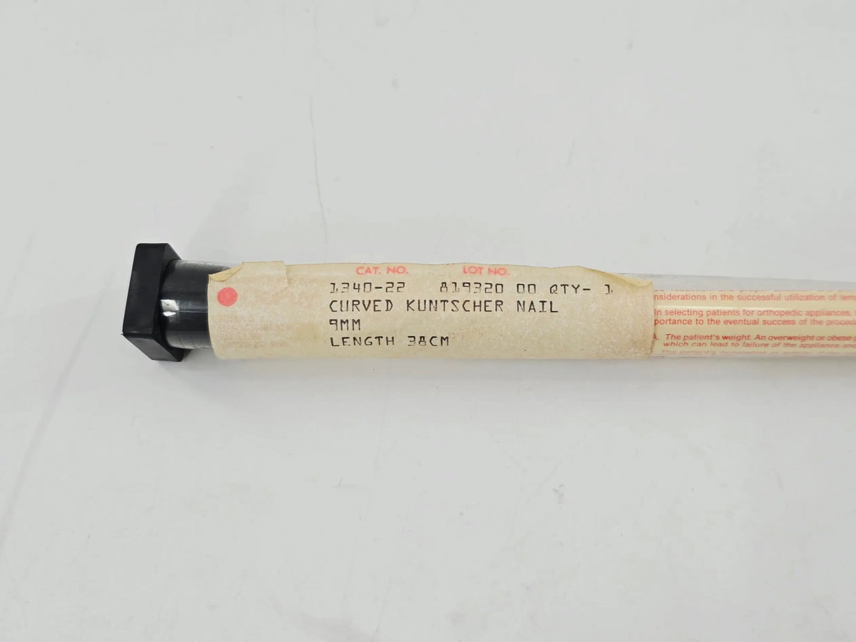 DePuy 1340-22 Kuntscher Nail Intramedullary Rod Curved 9mm x 38cm DePuy