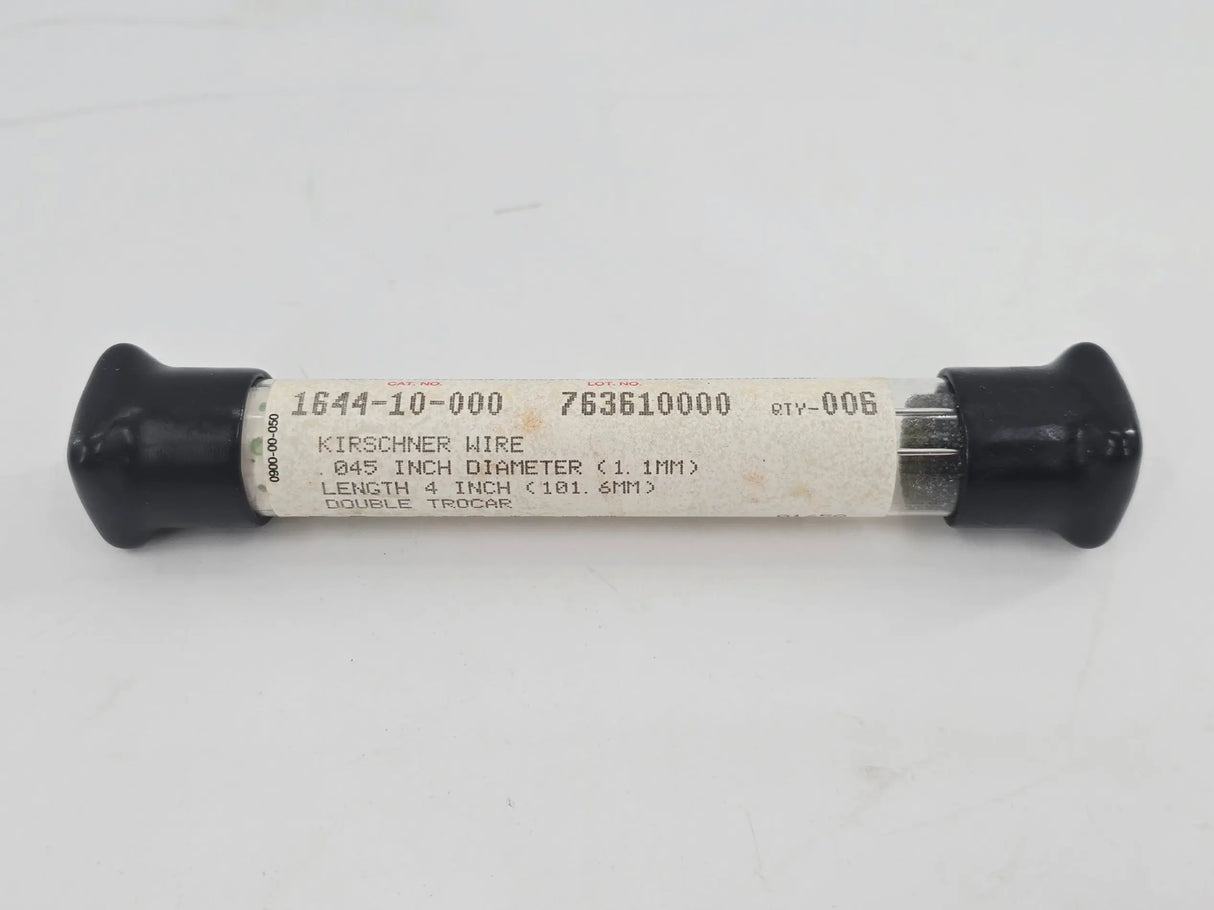 DePuy 1644-10-000 Kirschner Wire Double Trocar Point .045" x 9" 6/PK DePuy
