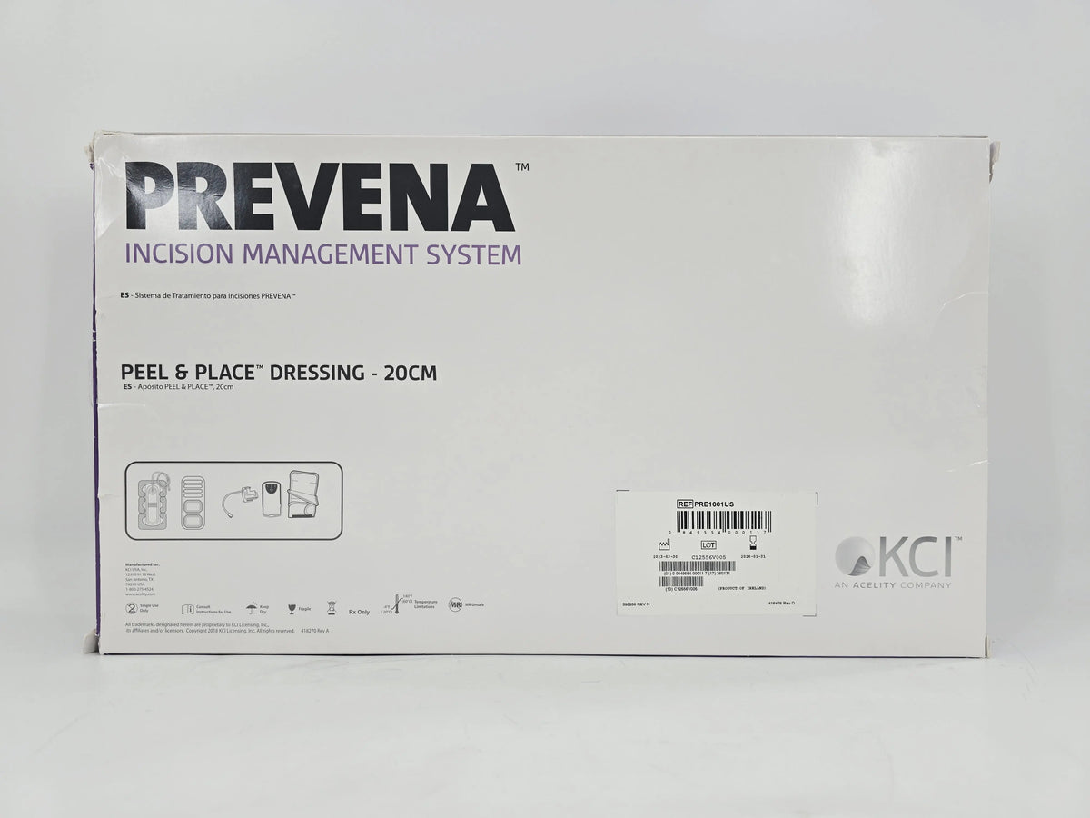 Kci Usa, Inc., PRE1001US, EA, New - Inner Sterile Package Intact, 00849554000117, EXPIRED Kci Usa, Inc.