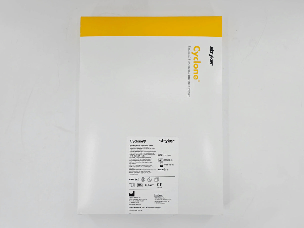 Stryker CC-100 Cyclone Sinonasal Suction & Irrigation System Stryker