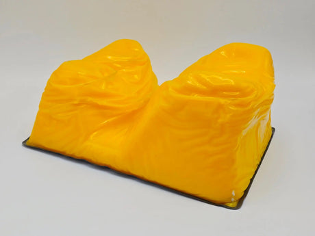 Alimed Yellow Gel Surgical Patient Positioner Pad Dual Contour 11x9x6 Primis Medical