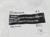 V. Mueller AU17215 Sheehy Ossicle Holding Forceps 4x5 Teeth 4-3/4" Primis Medical