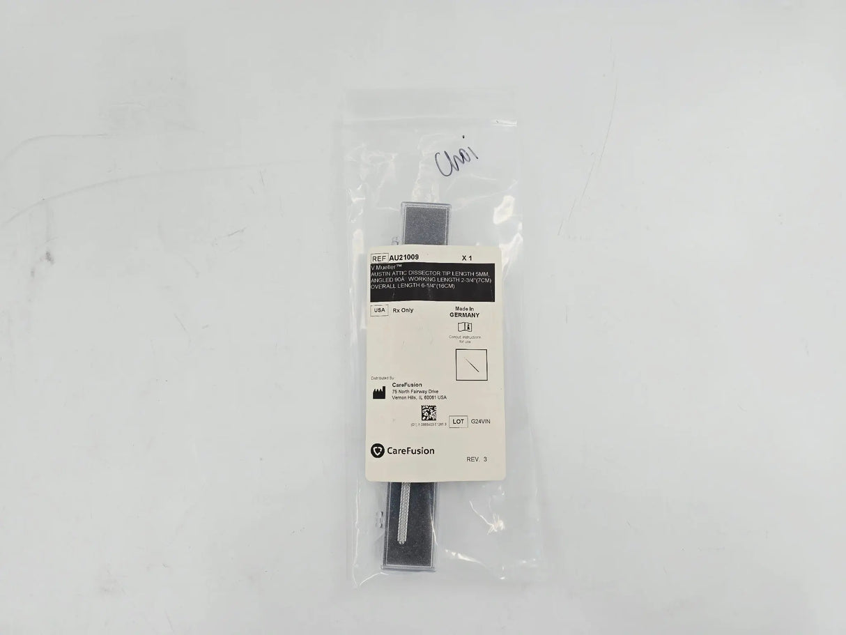 V. Mueller AU21009 Austin Attic Dissector Tip 6 1/4" ENT Angled Primis Medical