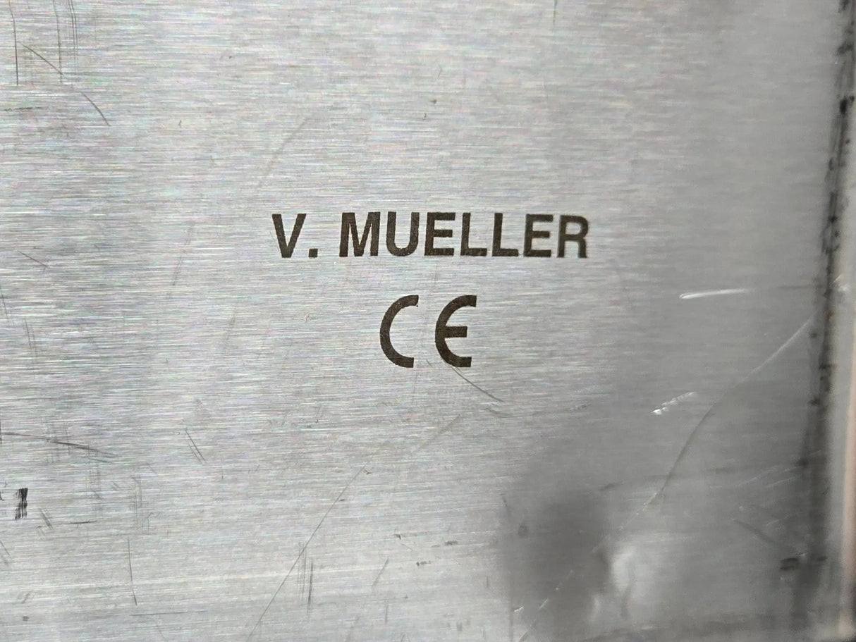 V. Mueller 132566 Sterilization Tray 10x10x3 Stainless Steel Primis Medical