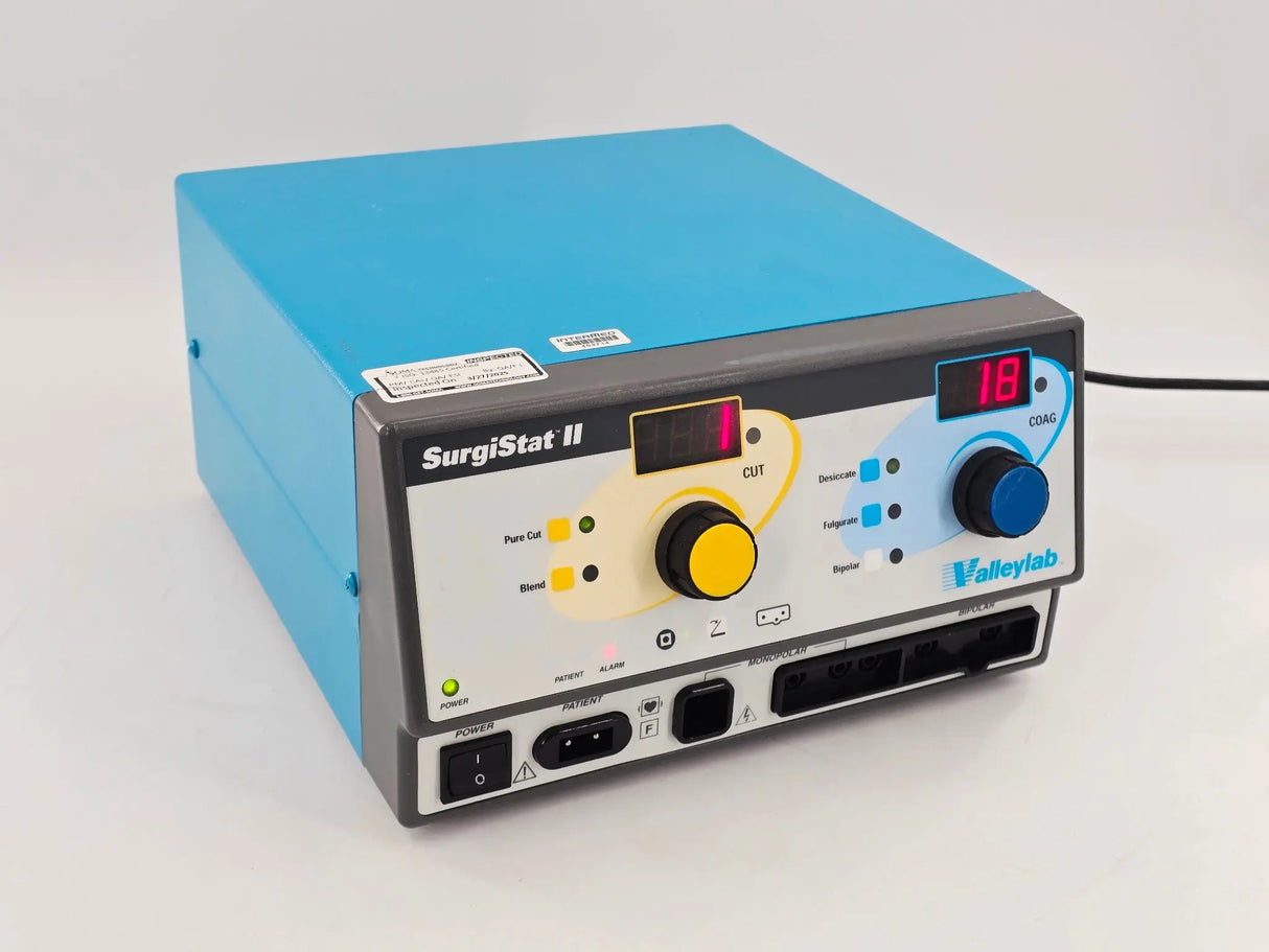 Valleylab SurgiStat II Surgical Control Unit w/ Footswitch & Cable Set Primis Medical
