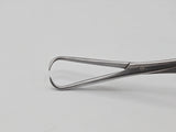 V. Mueller OS911-010 Bone Reduction Forceps Curved 1x1 Sharp Tip Prongs 8" Primis Medical